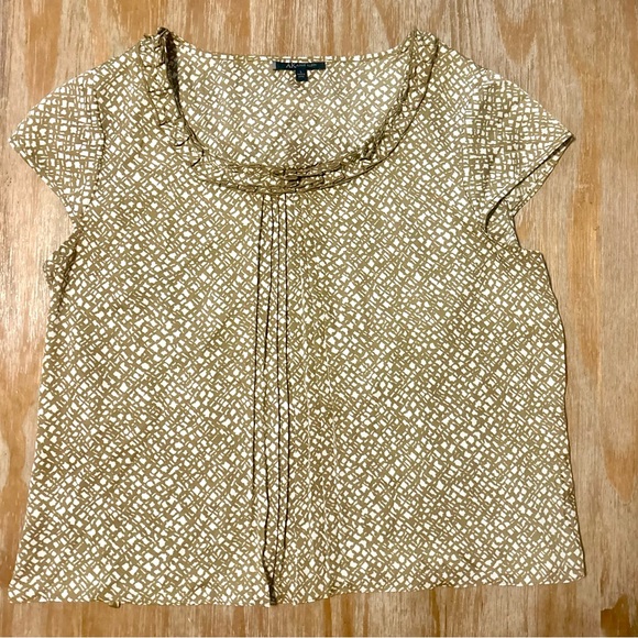 AK Anne Klein Ruffle-Neck Hem Blouse - Picture 2 of 7